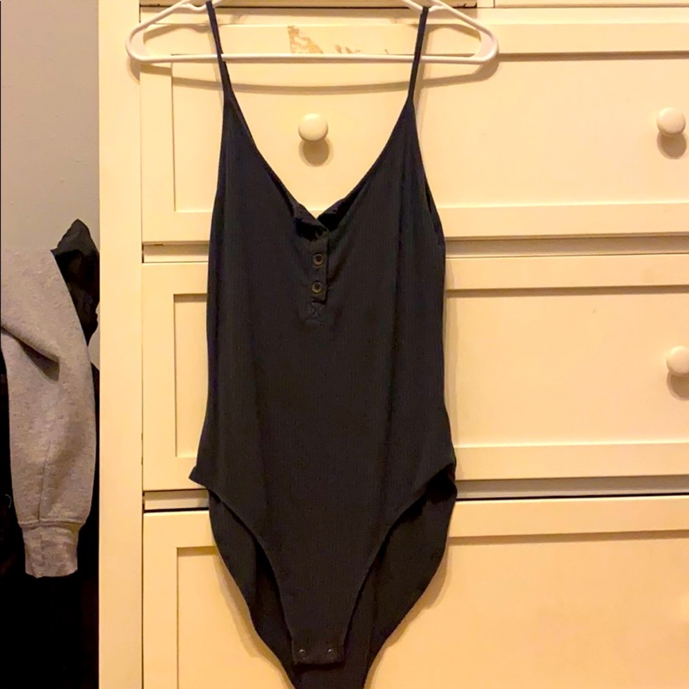 Bodysuit button down tank